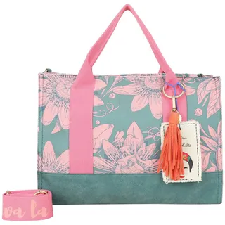 Fritzi aus Preußen Fritzi x Frida Kahlo Limited Bloom Schultertasche Textil Petrol