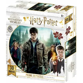 Prime 3D Harry Potter - Puzzle lenticulaire Harry, Ron et Hermione au combat 300 pcs 61x46 cm (300 Teile)
