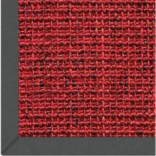 Astra Sisalteppich Salvador Col. 10 rot 300 x 300 cm ohne Fleckenschutz