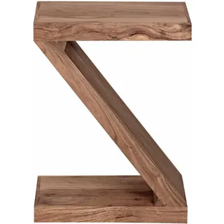KADIMA DESIGN Z-Cube Beige Akazie 44 x 59 x 30 cm