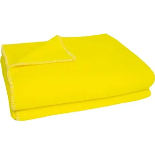 Zoeppritz Plaid Soft-Fleece Farbe yellow Größe 160x200 - Gelb