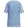 Kurzarmbluse blau 20