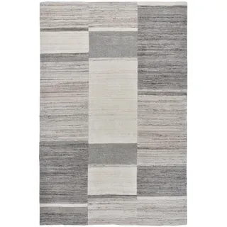 Theko Wollteppich, Beige, Textil, Patchwork, Rechteckig, 300x400 cm, für Fußbodenheizung geeignet, Teppiche & Böden, Teppiche, Naturteppiche