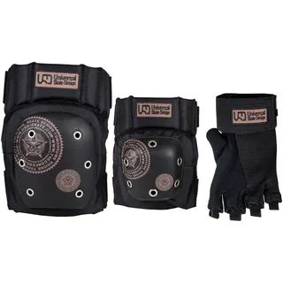USD SKATES Core Schonerset Schwarz L