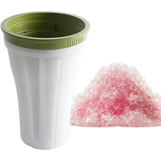 Keptfeet Slush Becher, Slush Maker Cup, Quick Smoothies Cup, Double Layer Squeeze Slush Maker Becher, Hausgemachter Milchshake Eismaschine Smoothies Cup