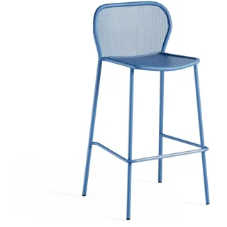 4er Set Emu Darwin Barhocker Stahl - Blau