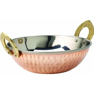 UTOPIA Kupfer Präsentation, f91062, Kupfer Kadai Dish 16,5 cm (16,5) 24.25oz (69cl) (12 Stück)