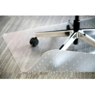 None Bodenschutzmatte mit Noppen 74 cm x 120 cm Transparent
