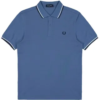 Fred Perry Twin Tipped Fred Perry Shirt Blau in Größe M