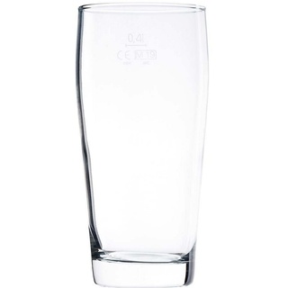 Arcoroc Bierglas Willi, Glas, Bierglas Willibecher 500ml Glas Transparent 12 Stück 500 ml