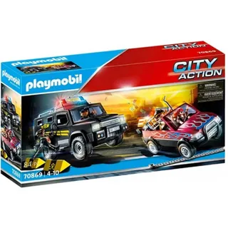 Playmobil City Action Polizei Verfolgungsjagd von Bankräubern 70869