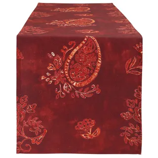 Casatex Tischläufer "Orient", rot (bordeaux), B:40cm L:140cm, Baumwolle, Tischdecken