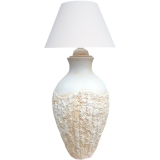 JVmoebel Dekoobjekt Design XXL Vasen Leuchten Vase Stehleuchte Tischlampe Lampen 140cm weiß
