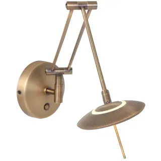 Wandlampe Wandleuchte Leselampe verstellbar LED Schlafzimmerlampe bronze L 53 cm