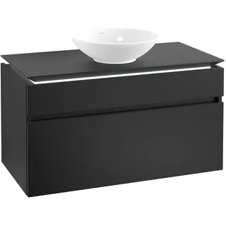 Waschbeckenunterschrank 100 x 55 cm Black Matt