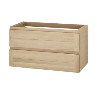 Wohnwert Waschtischunterschrank  Capri , holzfarben , Maße (cm): B: 90 H: 52 T: 45.5