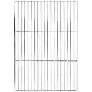 vidaXL Grillrost 50 x 35 cm Edelstahl silber
