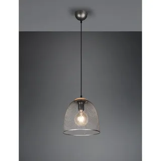 Retro Drahtgeflecht Pendelleuchte Industrial Korb Hängelampe über für Esstisch - Silber