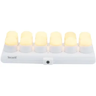 SecurIT® LED-Teelicht-Set Amsterdam 12 St. Weiß