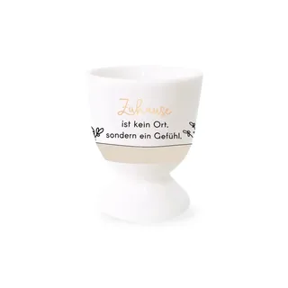 Grafik  Werkstatt Eierbecher mit Echtgold | Porzellan Becher | Zuhause, Weiß