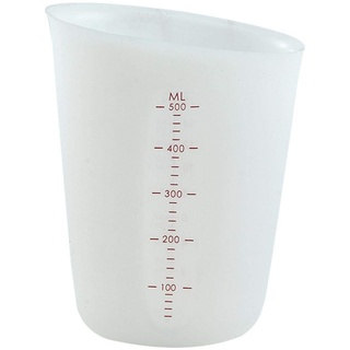 Silikonflexible Messrührung und Gießen, Squeeze & Gießen Silikon-Messbecher, 250ml-Maßstab-Messbecher, wiederverwendbare Küchen-Silikon-Messbecher zum Backen, flexibel, Geschirrspüler