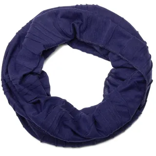 styleBREAKER Loop Loop mit Falten Muster, (1-St) lila