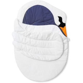 SONARIN Anti-Kick Baby Schlafsack,100% Baumwolle Wickeldecke für Neugeborene Baby Kinderwagen Wrap Weiche Warme Baby Schlafmatte Pucktücher für Neugeborene Kleinkinder 0-18 Monate(Schwan)