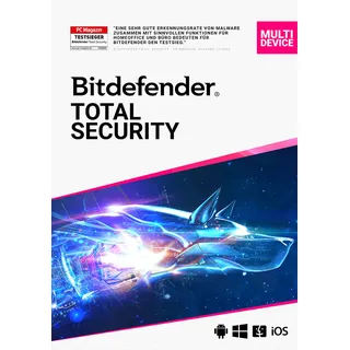 BitDefender Total Security 2026 3 Geräte 1 Jahr ESD