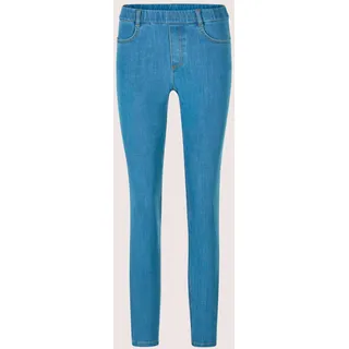 Regular-fit-Jeans MADELEINE "Jeggings Denim-Leggings mit Schlupfbund", Damen, Gr. 18, N + K Gr, beige (bleached), Obermaterial: 57% Baumwolle CO. 21% Lyocell CLY. 17% Polyester PES. 5% Elasthan EL., Modern, Jeans