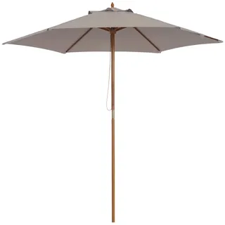 Outsunny Sonnenschirm Ø 250 cm Grau