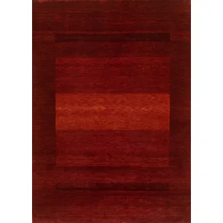 Gabbeh Teppich Milano Vision 200 x 300 cm Schurwolle Rot
