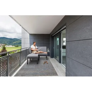 Sieger Lugo Rückenkissen 100 x 40 cm Silber