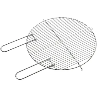 Barbecook Grillrost rund 43cm mit Zwei festen Handgriffen fur Optima/Loewy 45, Edelstahl