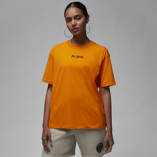 Paris Saint-Germain Damen-T-Shirt - Orange, XS (EU 32-34)