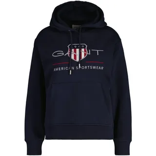 GANT Archive Shield Kapuzenpullover Evening Blue L