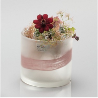 Sandra Rich Dekovase BAND - vase - sandblasted - pink Ø 12 cm x 12,5 cm