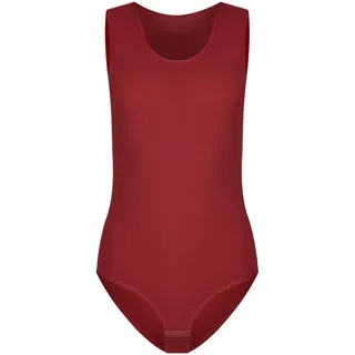 Evoni Body Damen Bodysuit ärmellos rot M(38)