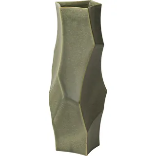 Cueva Vase 37 cm salbeigrün