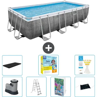 Bestway Power Steel Rechteckig - 549x274x122 Cm - 8-teilig  S582