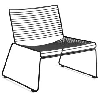 HAY Hee Lounge Chair Gartensessel schwarz