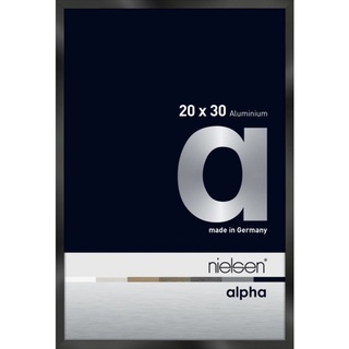 Nielsen Alpha schwarz glanz 20x30cm 1635016| Preis nach Code OSTERN