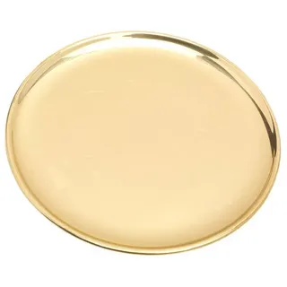 Nklaus Kerzenteller Modern Ø17cm Messing Gold