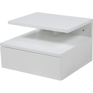 VCM Nachtschrank Ashlan 35 x 22,5 x 32 cm Weiß