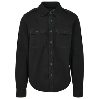 Brandit Textil Vintage Langarmhemd Black 6XL