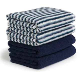 Möve Bliss Handtuchset 4-tlg. blau