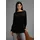 Feinstrickpullover mit Meshstreifen 34