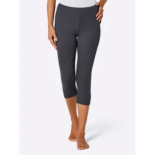 Lange Unterhose WÄSCHEPUR, Damen, Gr. 50, 1 Stk., grau, 100% Baumwolle, Unterhosen Lange Unterhose