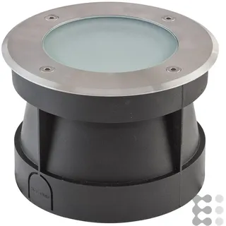 EVN Bodeneinbaustrahler Edelstahl 12,5 cm IP67 950lm 3000K
