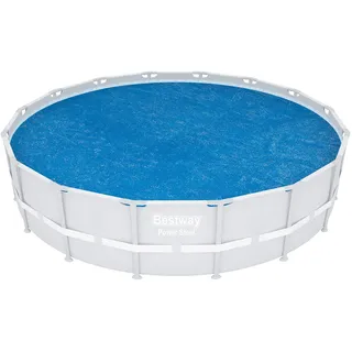 BESTWAY Solarabdeckung Flowclear Rund blau 462 cm