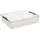 Q-Line Aufbewahrungsbox 80 x 50 x 18 cm 1-tlg. transparent/silber
